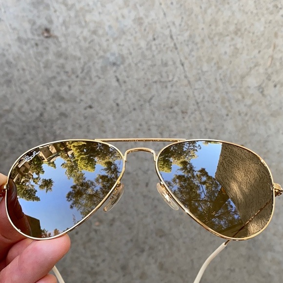 EUC!! Ray-Ban Aviator Sunglasses 55014 - Picture 11 of 15
